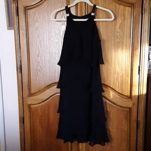 SL Fashions Black Cocktail Dress Women's 8